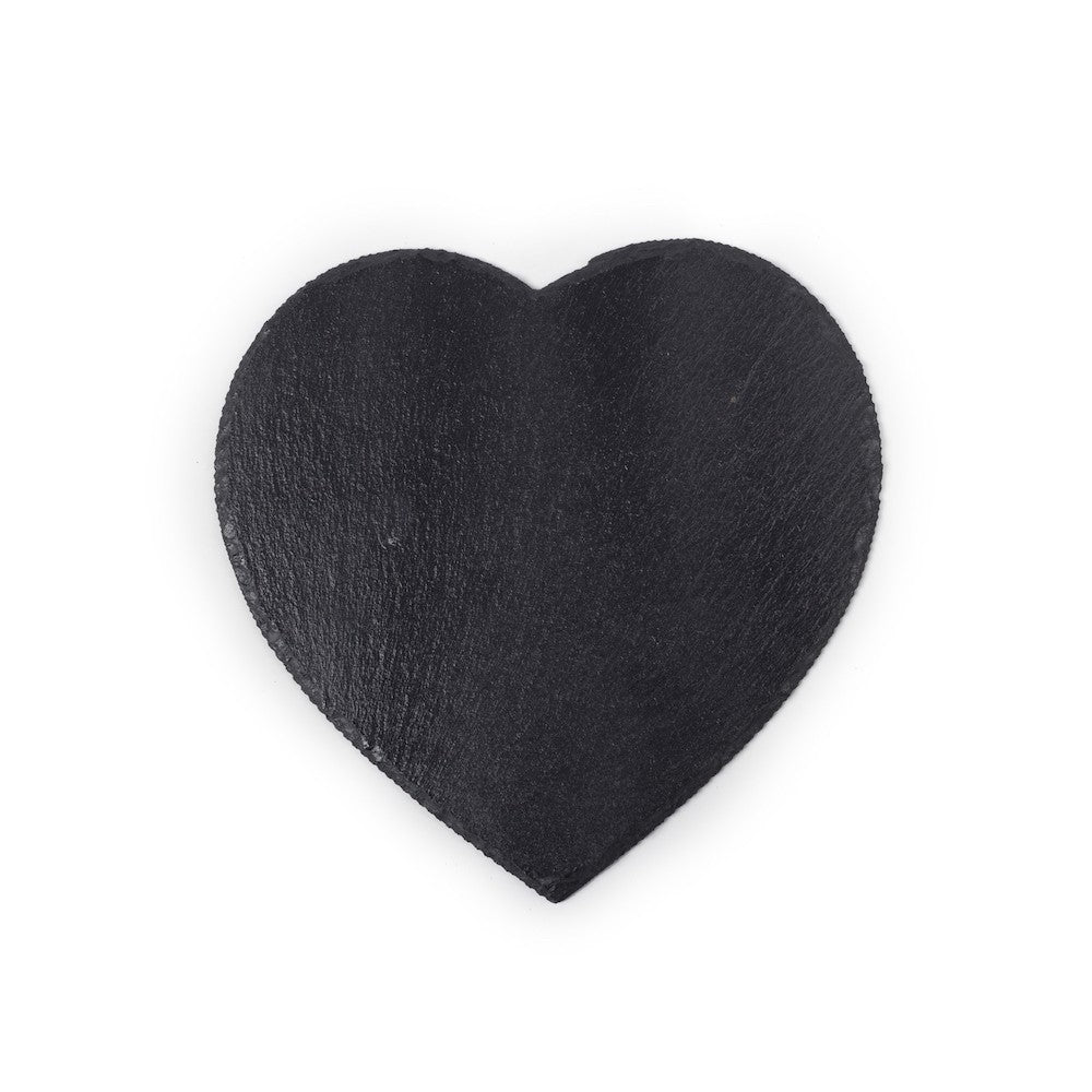 Heart Slate Table Mat 9.84" x 9.84"