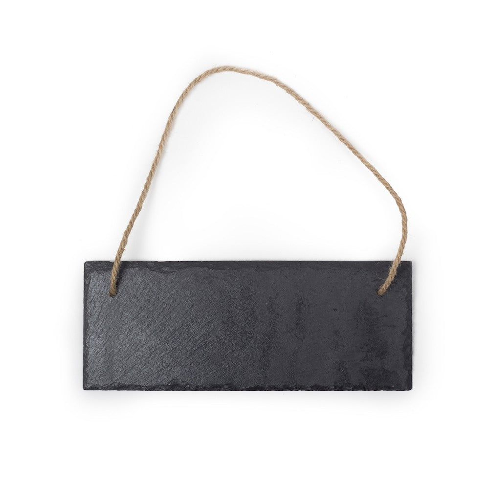 Rectangle Hanging Slate 9.84" x 3.94"