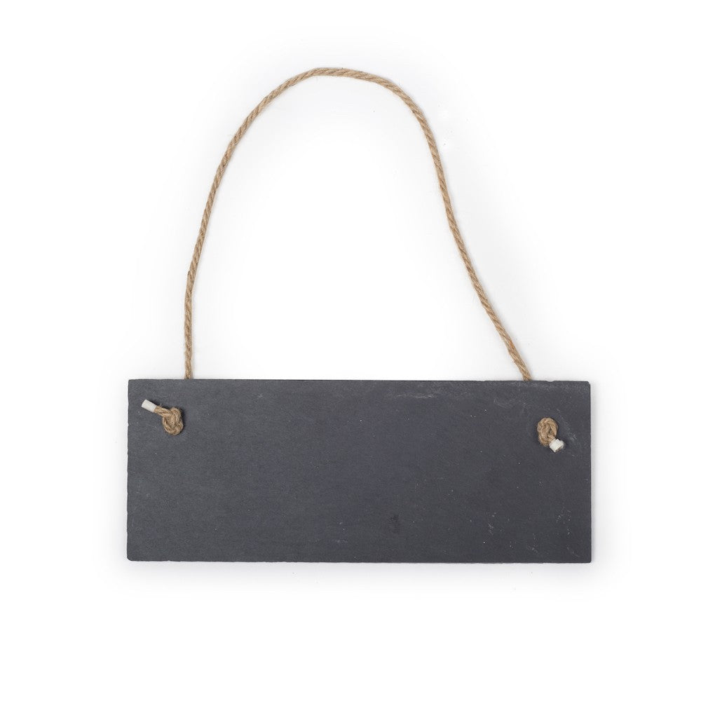 Rectangle Hanging Slate 9.84" x 3.94"